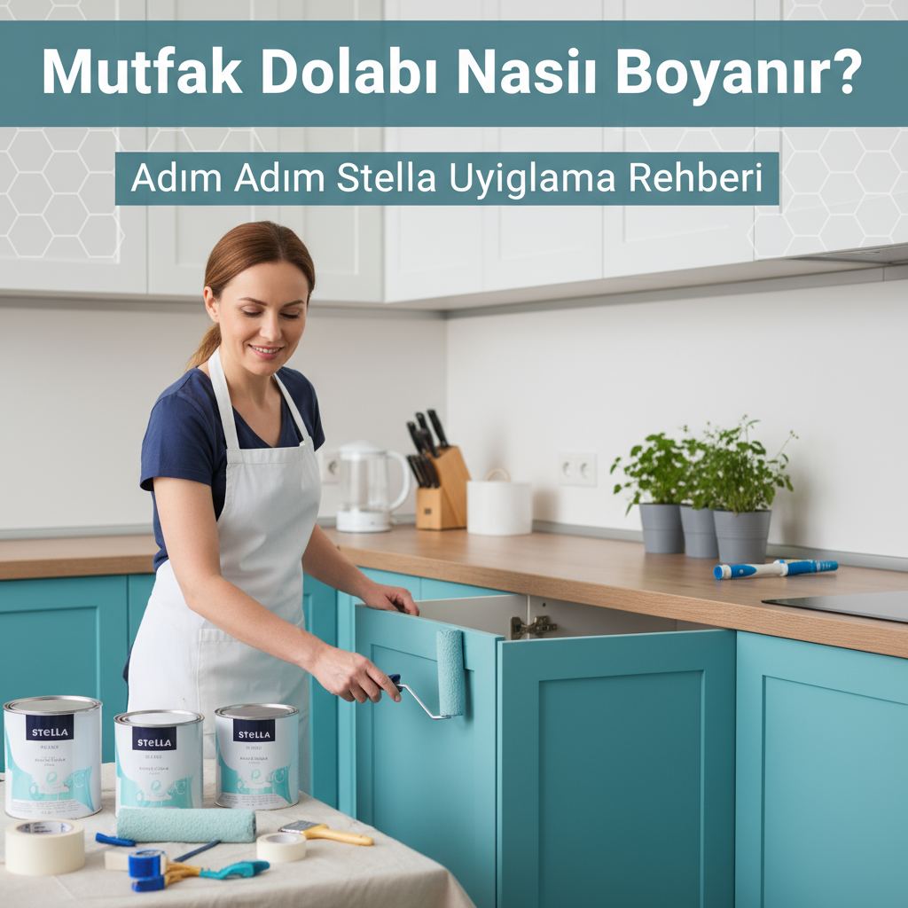 Mutfak Dolabı Nasıl Boyanır? Adım Adım Stella Uygulama Rehberi