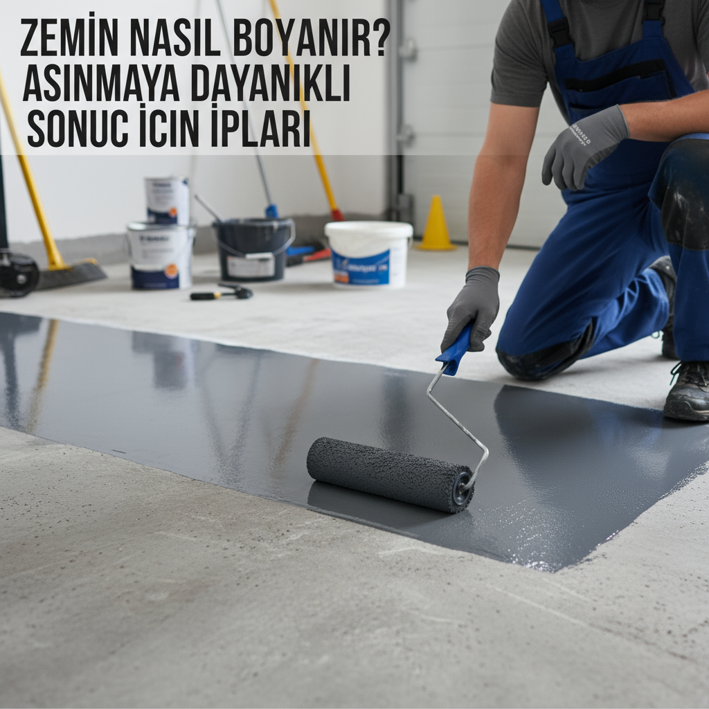 Zemin Nasıl Boyanır? Aşınmaya Dayanıklı Sonuç İçin İpuçları