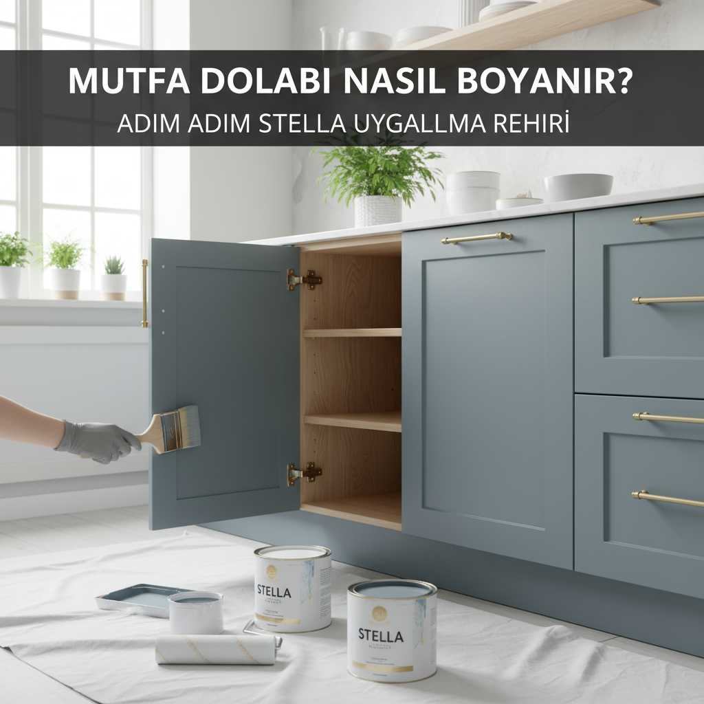 Mutfak Dolabı Nasıl Boyanır? Adım Adım Stella Uygulama Rehberi